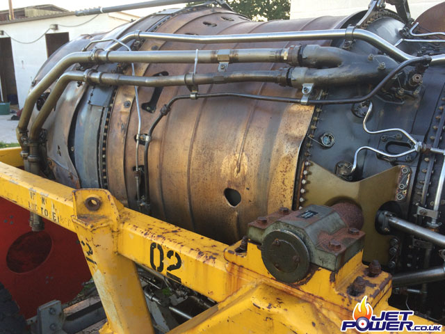 As there is not an afterburner attached, the feed pipework can be removed and blanked, pictured are the two pipes that can now be removed from source.