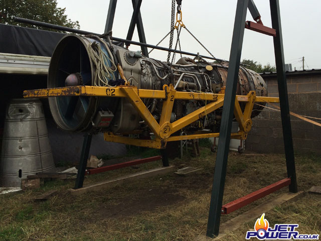 As I don't have a Tele-handler, I had to resort to making my own lifting device, a design was drawn up by my friend Will Parry and he also had all the parts required plasma cut by his colleague Craig. A few days fabricating and I have a working Gantry, this is all considered part of the Olympus project.