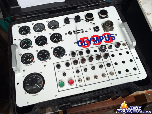 A white powder coat helps the control panel to look a bit more professional.